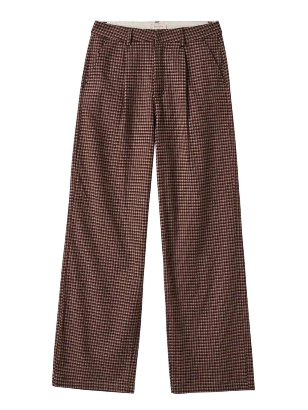 Brixton Brown Houndstooth Trousers